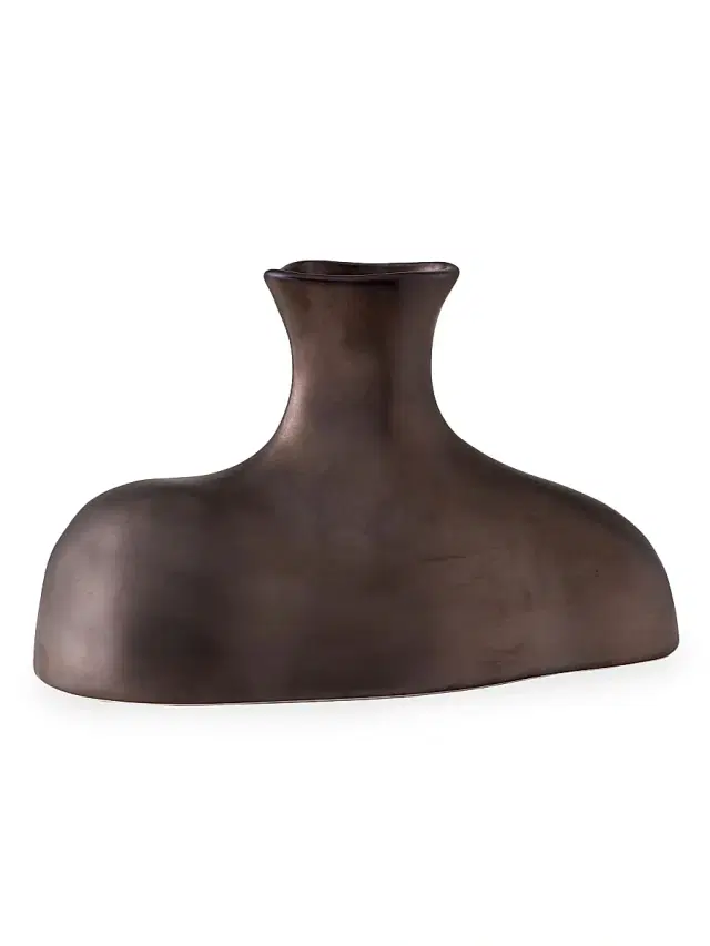 Arteriors Tilbury Bust Vase - Gunmetal