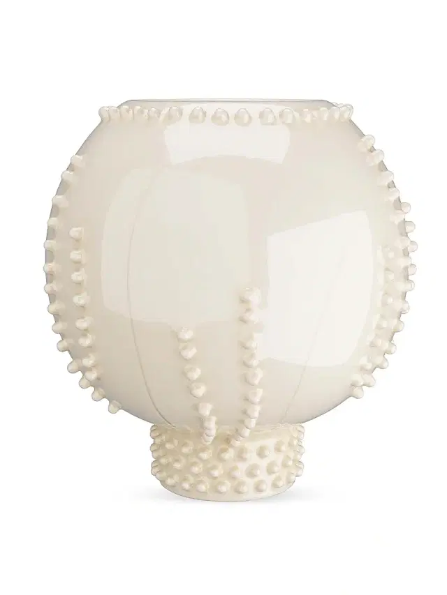 Arteriors Large Spitzy Vase - White