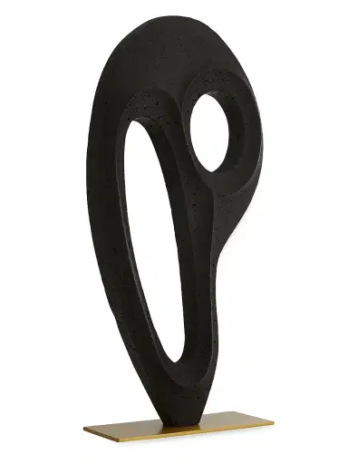 Arteriors Kenly Ricestone Sculpture - Black | Thumbnail 2 Arteriors Kenly Ricestone Sculpture - Black | Thumbnail 2
