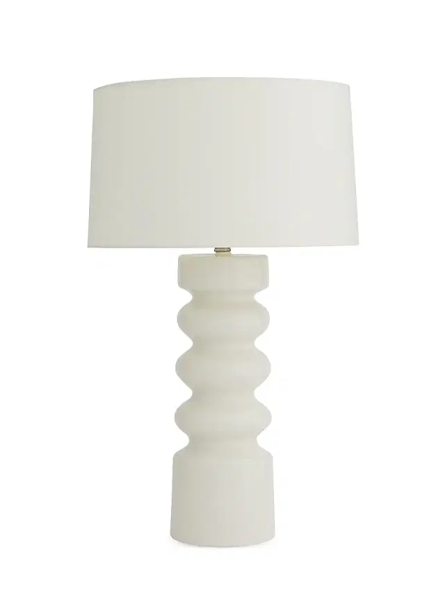 Arteriors Wheaton Porcelain Lamp - White