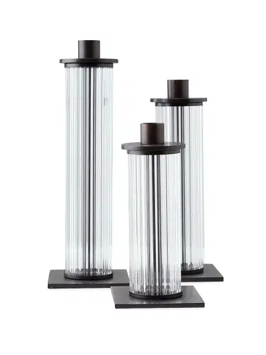 Arteriors Wimble 3-Piece Candleholder Set - Black | Thumbnail 2 Arteriors Wimble 3-Piece Candleholder Set - Black | Thumbnail 2