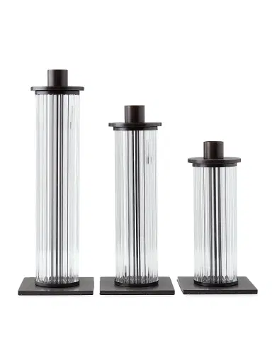 Arteriors Wimble 3-Piece Candleholder Set - Black | Thumbnail 4 Arteriors Wimble 3-Piece Candleholder Set - Black | Thumbnail 4