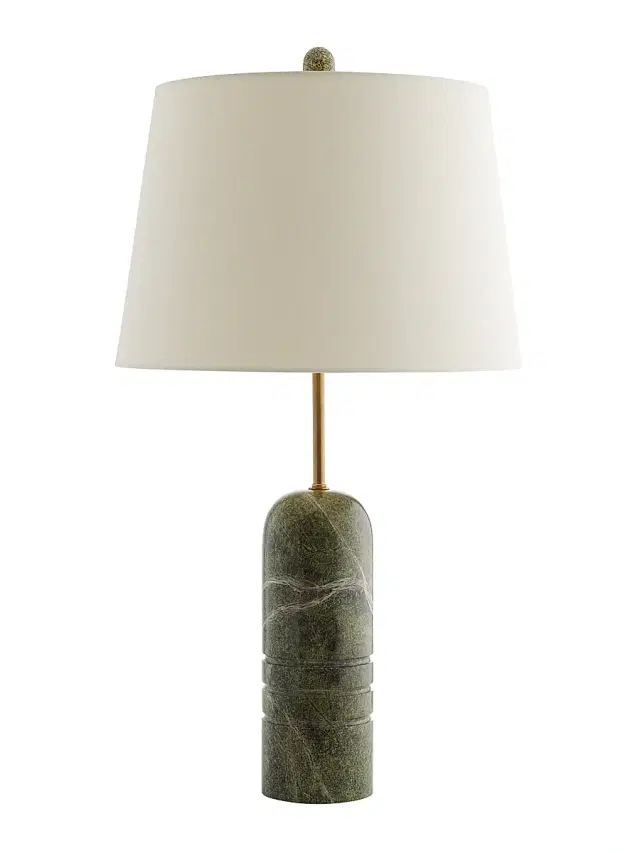 Arteriors Mendoza Marble Lamp - Green