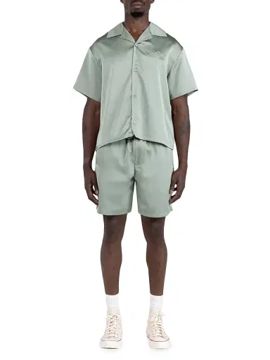 Honor The Gift Men's Satin Drawstring Shorts | Thumbnail 2 Honor The Gift Men's Satin Drawstring Shorts | Thumbnail 2