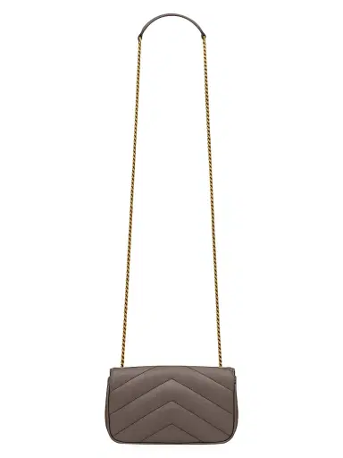 Saint Laurent Women's Loulou Mini Bag in Lambskin Leather | Thumbnail 8