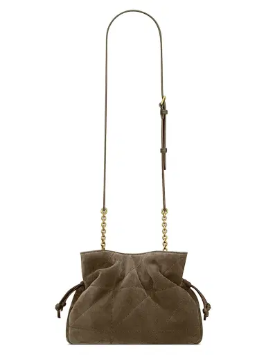 Saint Laurent Women's Jamie Shoulder Bag in Suede Leather - Light Musk | Thumbnail 6 Saint Laurent Women's Jamie Shoulder Bag in Suede Leather - Light Musk | Thumbnail 6