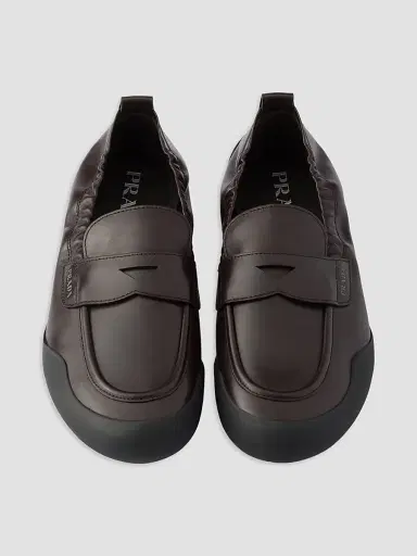 Prada Men's Speedrock Leather Loafers - Brown - Size 13 | Thumbnail 4 Prada Men's Speedrock Leather Loafers - Brown - Size 13 | Thumbnail 4