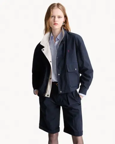 Yves Saint Laurent CASSANDRE reversible jacket in brushed cotton canvas | Thumbnail 2
