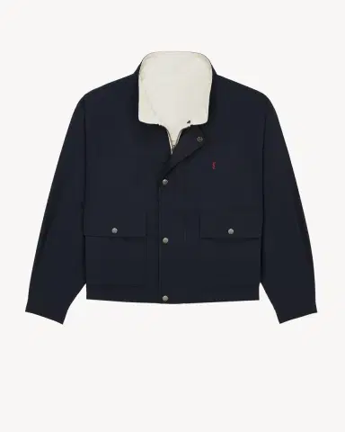 Yves Saint Laurent CASSANDRE reversible jacket in brushed cotton canvas | Thumbnail 4