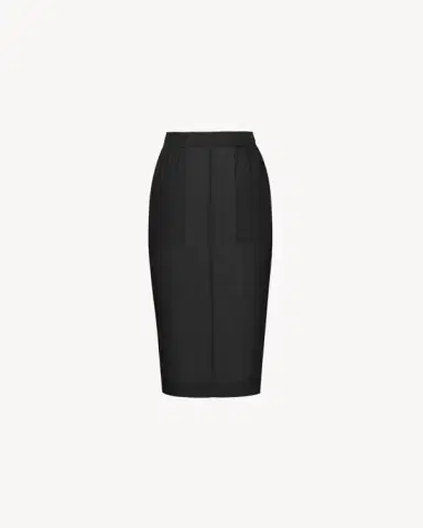 Yves Saint Laurent pencil skirt in nylon | Thumbnail 3