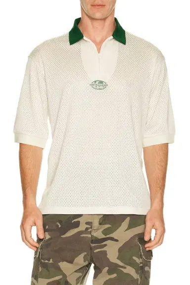 Metalwood Studio Quarter Zip Jersey Polo | Thumbnail 1