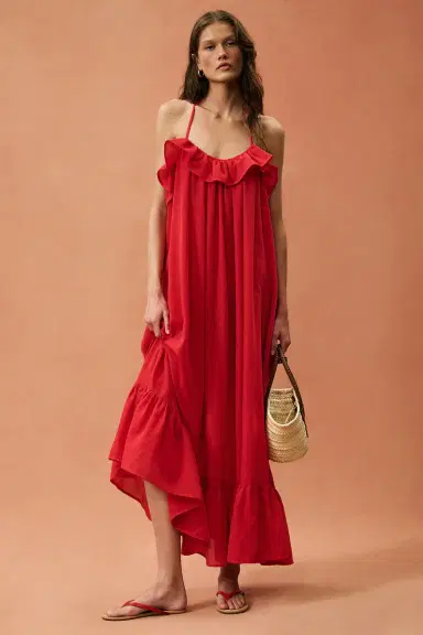Marrakshi Life for FWRD The Ruffled Slip Dress | Thumbnail 1