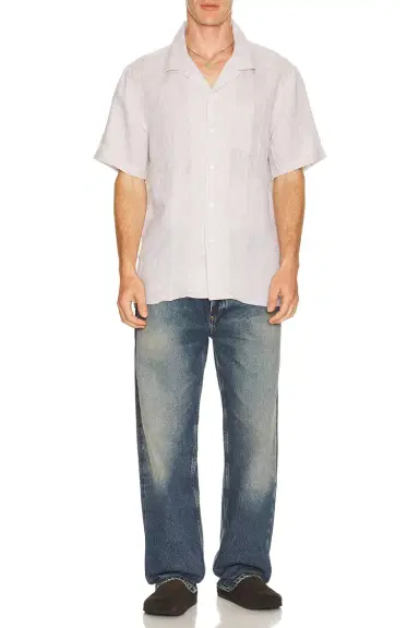 J.Lindeberg Elio Linen Shirt | Thumbnail 3