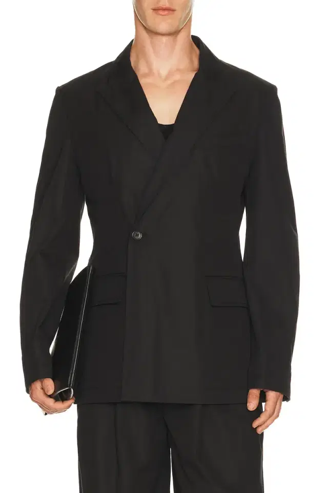 Givenchy Shirt Cuff Couture Seam Jacket Double Breasted