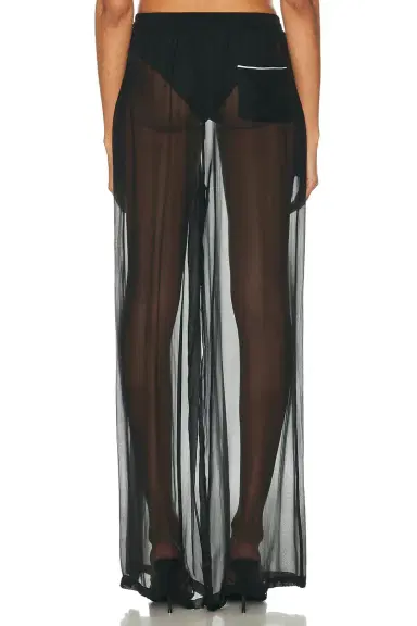 Dolce & Gabbana Sheer Wide Leg Pant | Thumbnail 4 Dolce & Gabbana Sheer Wide Leg Pant | Thumbnail 4