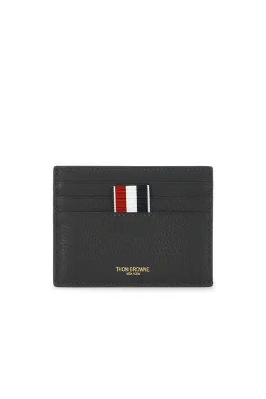 Thom Browne Soft Pebble Grain Leather Card Holder | Thumbnail 1