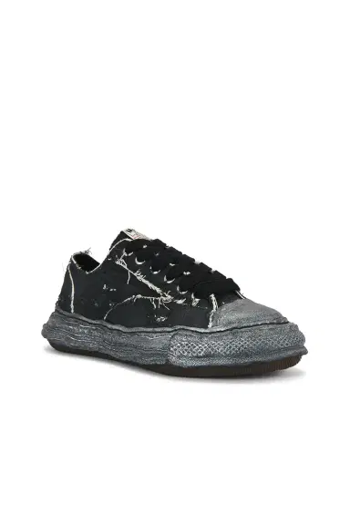 Maison MIHARA YASUHIRO Peterson23 Original Sole Ripping And Over Dyeing Canvas Low -Top Sneaker | Thumbnail 2 Maison MIHARA YASUHIRO Peterson23 Original Sole Ripping And Over Dyeing Canvas Low -Top Sneaker | Thumbnail 2
