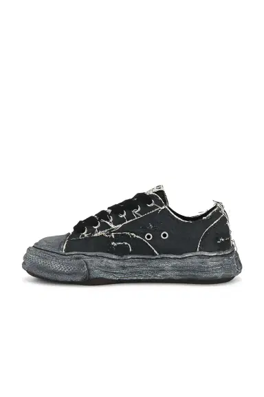 Maison MIHARA YASUHIRO Peterson23 Original Sole Ripping And Over Dyeing Canvas Low -Top Sneaker | Thumbnail 5 Maison MIHARA YASUHIRO Peterson23 Original Sole Ripping And Over Dyeing Canvas Low -Top Sneaker | Thumbnail 5