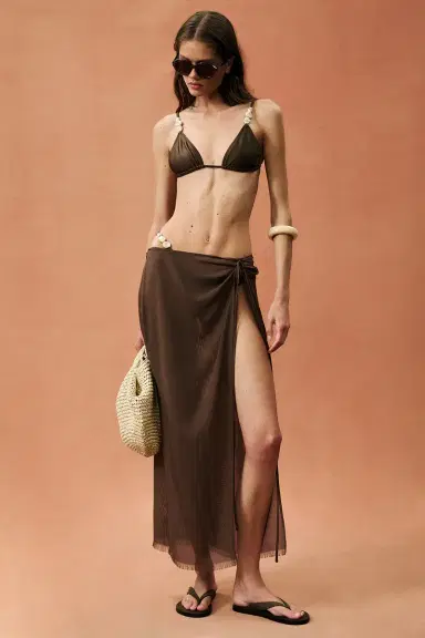 SAME for FWRD Stone Strap Triangle Bikini Top | Thumbnail 5