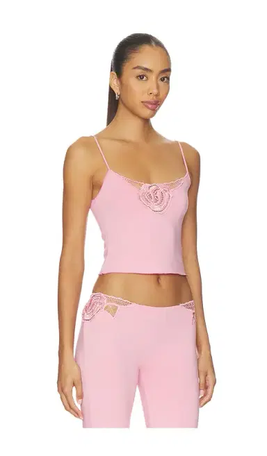 Indah Ruby Solid Tank Top With Embroidered Rose Kerawang Detail | Thumbnail 2 Indah Ruby Solid Tank Top With Embroidered Rose Kerawang Detail | Thumbnail 2