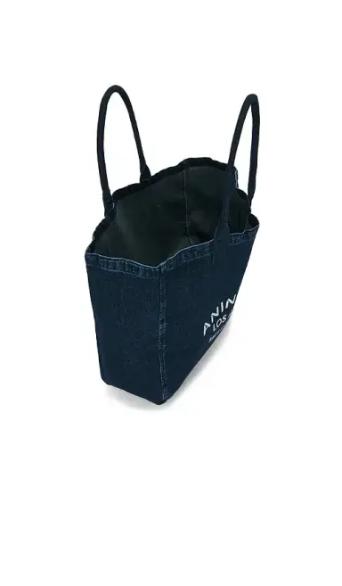 Anine Bing Leo Denim Tote Bag | Thumbnail 4 Anine Bing Leo Denim Tote Bag | Thumbnail 4