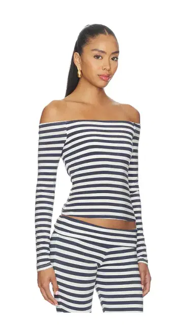 CAROLINE CONSTAS Avery Off The Shoulder Knit Top | Thumbnail 2 CAROLINE CONSTAS Avery Off The Shoulder Knit Top | Thumbnail 2