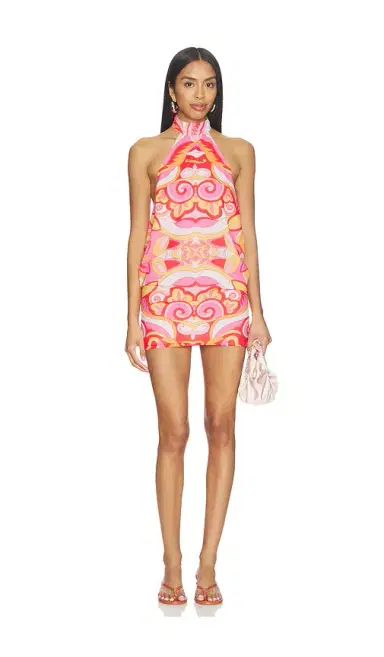 MORE TO COME Nhulla Halter Mini Dress | Thumbnail 2