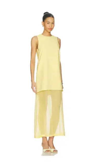 La Ligne Crepe & Silk Chiffon Dress | Thumbnail 2