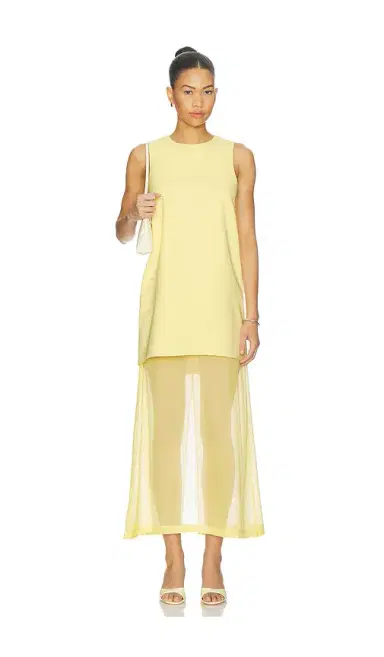 La Ligne Crepe & Silk Chiffon Dress | Thumbnail 1
