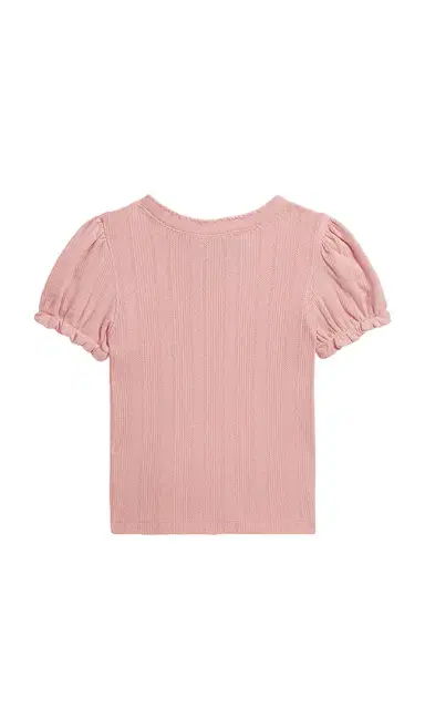 Polo Ralph Lauren Kids Short Sleeve Pointelle Knit Shirt | Thumbnail 2