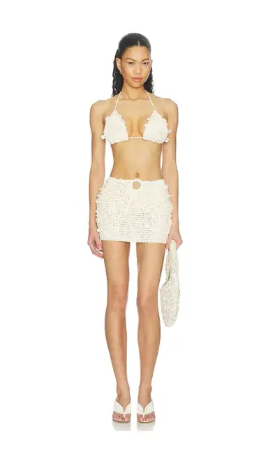 superdown Solenne Crochet Mini Skirt Set | Thumbnail 1