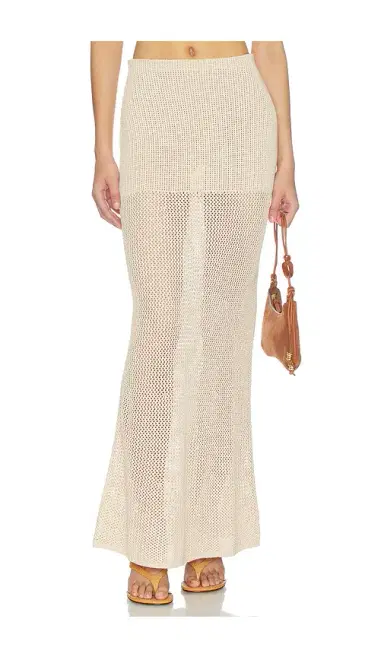 Lovers and Friends Emmalee Pointelle Maxi Skirt | Thumbnail 1