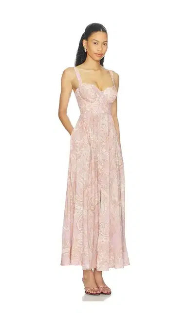 L'Agence Rosette Maxi Dress | Thumbnail 2 L'Agence Rosette Maxi Dress | Thumbnail 2