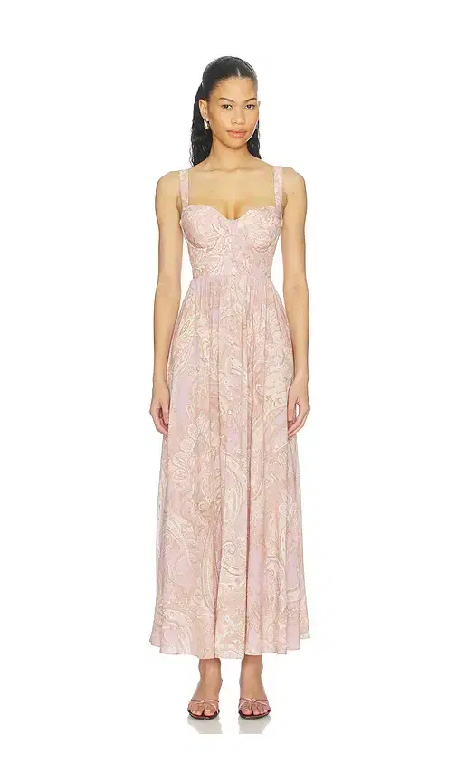 L'AGENCE Rosette Maxi Dress