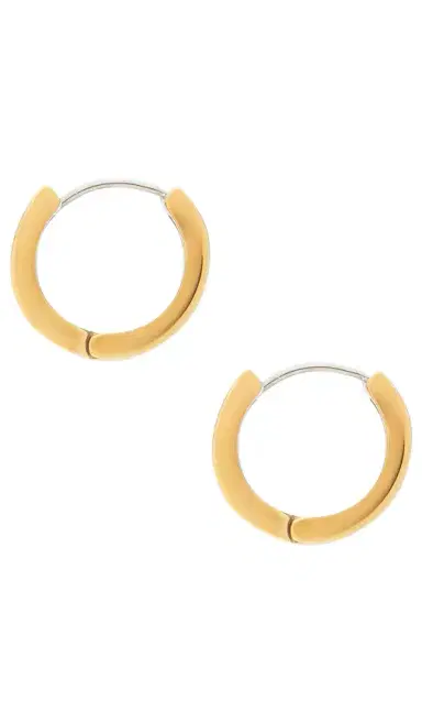 petit moments Mixed Metal Huggie Earrings | Thumbnail 2 petit moments Mixed Metal Huggie Earrings | Thumbnail 2