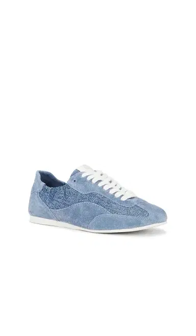 Simkhai Georgie Elasticized Denim Leather Sneaker | Thumbnail 2