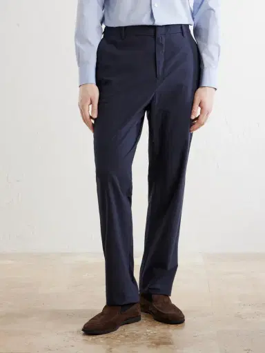 Sunspel Straight-Leg Cotton-Poplin Suit Trousers - Men | Thumbnail 3 Sunspel Straight-Leg Cotton-Poplin Suit Trousers - Men | Thumbnail 3