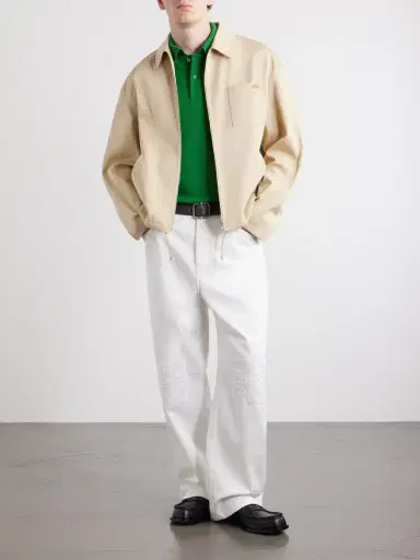 Loewe Logo-Embroidered Cotton-Twill Jacket - Men | Thumbnail 2 Loewe Logo-Embroidered Cotton-Twill Jacket - Men | Thumbnail 2