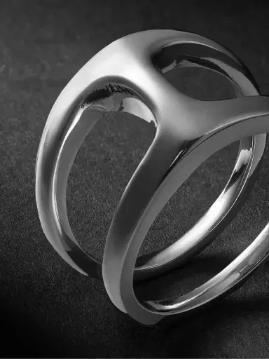 Hoorsenbuhs Brute Phantom Silver Ring - Men | Thumbnail 4