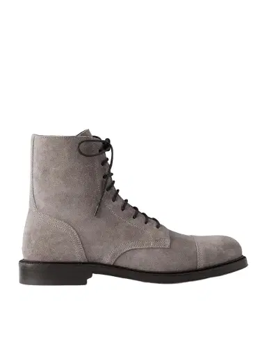 Brunello Cucinelli Suede Derby Boots - Men | Thumbnail 1 Brunello Cucinelli Suede Derby Boots - Men | Thumbnail 1