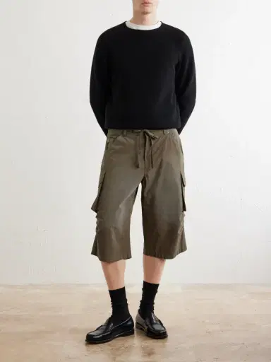 424 Straight-Leg Cotton-Poplin Cargo Shorts - Men | Thumbnail 2 424 Straight-Leg Cotton-Poplin Cargo Shorts - Men | Thumbnail 2