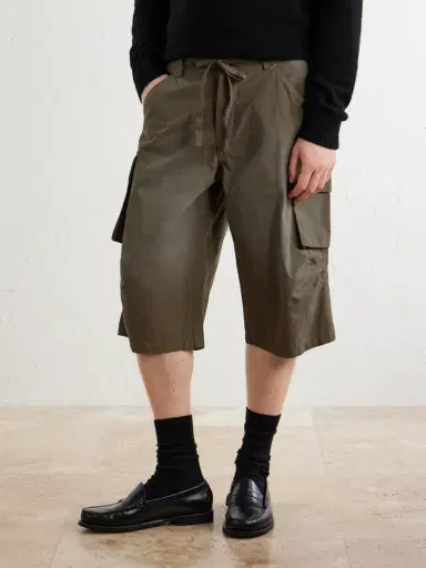 424 Straight-Leg Cotton-Poplin Cargo Shorts - Men | Thumbnail 3 424 Straight-Leg Cotton-Poplin Cargo Shorts - Men | Thumbnail 3