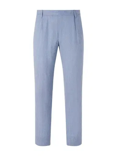 MR P. Straight-Leg Pleated Wool, Silk and Linen-Blend Suit Trousers - Men | Thumbnail 1 MR P. Straight-Leg Pleated Wool, Silk and Linen-Blend Suit Trousers - Men | Thumbnail 1