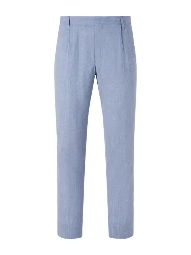 MR P. Straight-Leg Pleated Wool, Silk and Linen-Blend Suit Trousers - Men