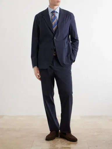 Sunspel Cotton-Poplin Suit Jacket - Men | Thumbnail 2