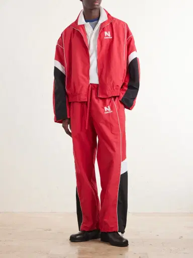 Nahmias Logo-Embroidered Striped Nylon Jacket - Men | Thumbnail 2 Nahmias Logo-Embroidered Striped Nylon Jacket - Men | Thumbnail 2