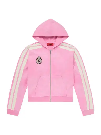 424 Academy Logo-Appliquéd Cotton-Jersey Zip-Up Hoodie - Men | Thumbnail 1