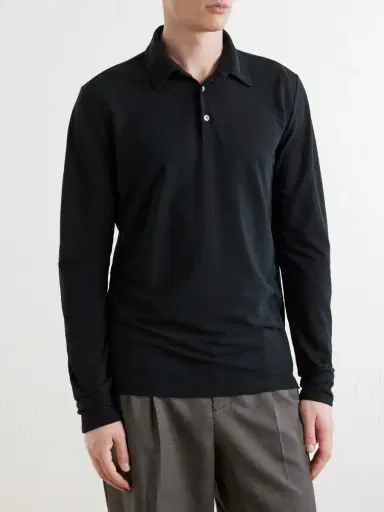 Slowear Zanone Slim-Fit Flexwool Polo Shirt - Men | Thumbnail 3