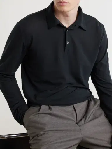Slowear Zanone Slim-Fit Flexwool Polo Shirt - Men | Thumbnail 5