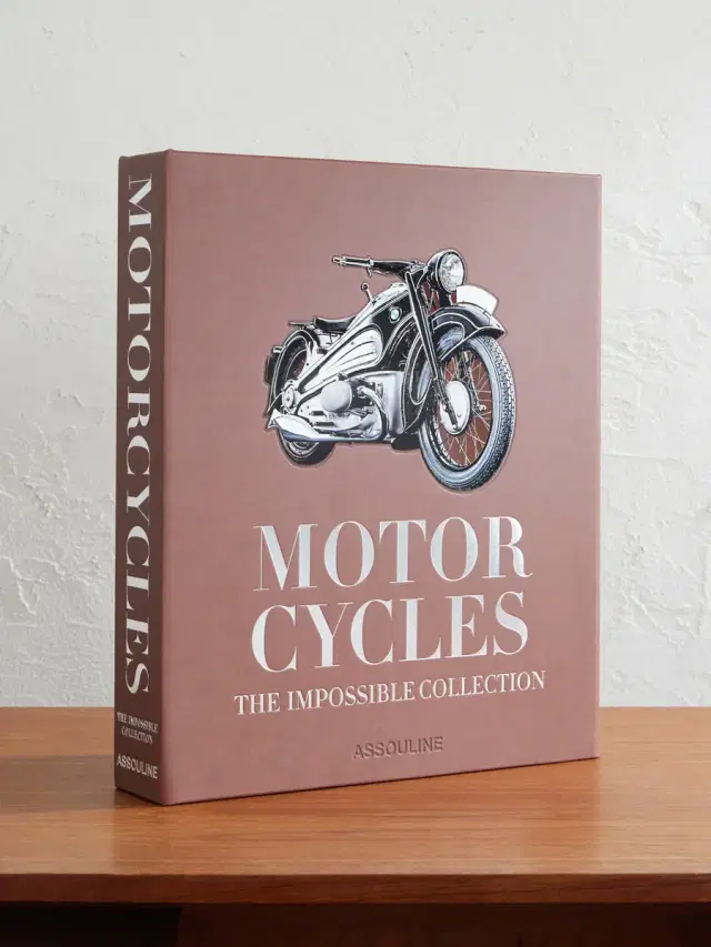 ASSOULINE Motorcycles: The Impossible Collection 2nd Edition Hardcover Book - Men